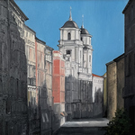 Madrid, oil painting by Julianna Struck